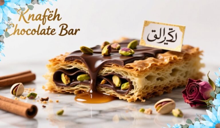Knafeh Chocolate Bar: The Sweet Fusion You Didn’t Know You Needed Knafeh Chocolate Bar