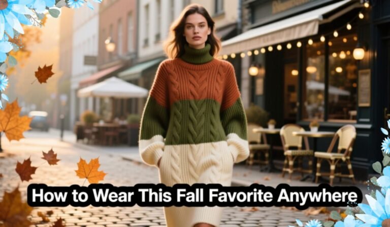 Sweater Dress Style Guide: How to Wear This Fall Favorite Anywhere Sweater Dress