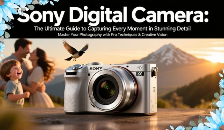 Sony Digital Camera: The Ultimate Guide to Capturing Every Moment in Stunning Detail sony digital camera