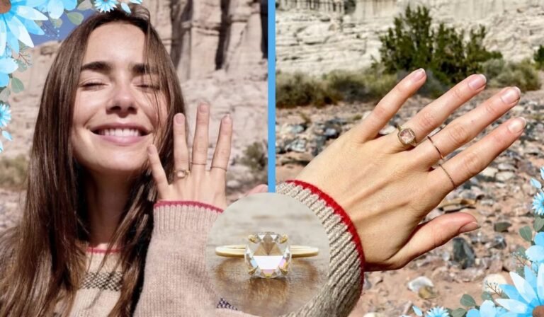 Lily Collins Engagement Ring: The Story Behind Her Timeless Sparkle Lily Collins Engagement Ring
