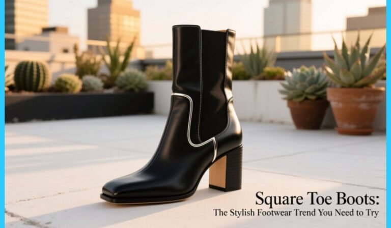 square toe boots