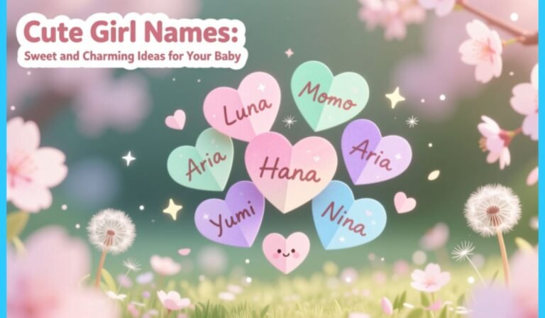 Cute Girl Names: Sweet and Charming Ideas for Your Baby cute girl names