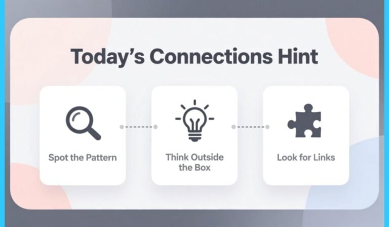 Today’s Connections Hint: Simple Clues To Help You Solve The Puzzle Fast connections hint